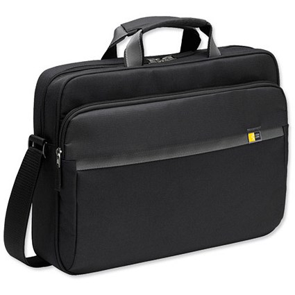 Case Logic Laptop Attache Case Slim with Shoulder Strap Capacity 16in Black