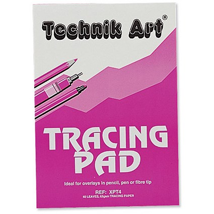 Technik Art Tracing Pad 63gsm 40 Sheets A4