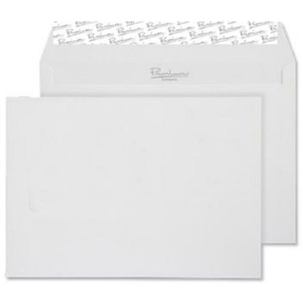 Blake Premium Business Envelopes C5 High White Wove Wallet Plain Peel and Seal 120gsm 162x229mm (Pack 50)