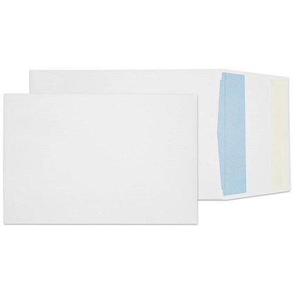 Blake Everyday Envelopes C5 White Pocket Plain Peel and Seal 25mm Gusset 120gsm 229x162mm (Pack 125) -