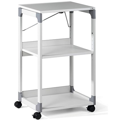 Durable Sytem Multimedia Trolley, Grey