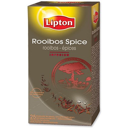 Lipton Fruit Tea Rooibos Spice Infusion [Pack 25]