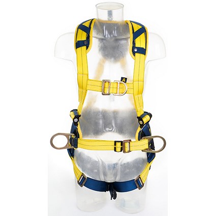 3M Dbi Sala Delta Comfort Harness With Belt, Yellow, Universal