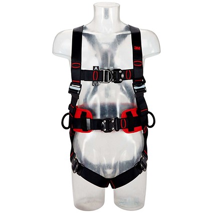 3M Protecta Comfort Belt Fall Arrest Harness, Black, Small