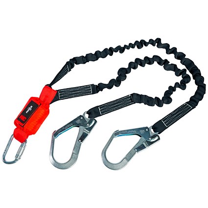 3M Protecta Twin Leg Shock Absorb Web Lanyard, 2m