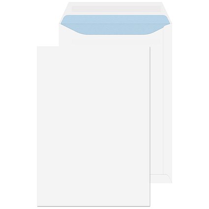 ValueX C4 Pocket Envelopes, Plain, Self Seal, 90gsm, White, Pack of 250