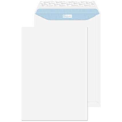 Blake Premium Office Envelopes C4 Ultra White Wove Pocket Plain Peel and Seal 120gsm 324x229mm (Pack 250)