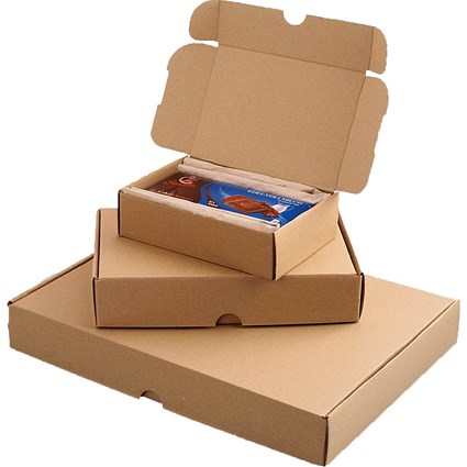 Smartbox Economy Mailing Box A6 160x113x42mm Brown (Pack 25) - 211107725