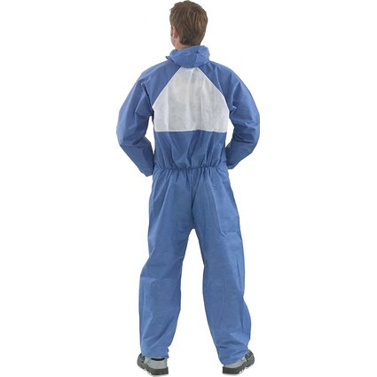 3M 4530 Fsr Coverall, Blue & White, Medium