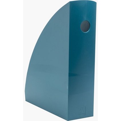 Exacompta Neo Deco Magazine File 266 x 82 x 305mm Duck Blue (Each) -