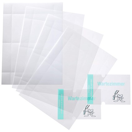 Durable Crystal Sign Refill Sheets, 148x105 mm