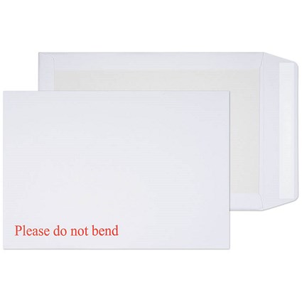 Blake Everyday Envelopes C4 White Pocket Peel and Seal Board Back 120gsm 324x229mm (Pack 125) - 3266