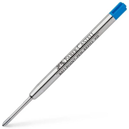 Faber-Castell XB Ballpoint Pen Refill, Blue, Pack of 10