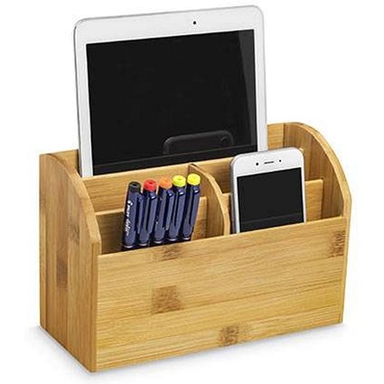 CEP Silva by Cep Bamboo Desk Organiser With 5 Compartments -