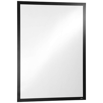 Durable Duraframe UV Poster Adhesive Magnetic Signage Frame, 50x70 cm, Black