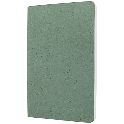 Sigel Re-Up Vegan Notebook, A5, Ruled, 100 Pages, Green