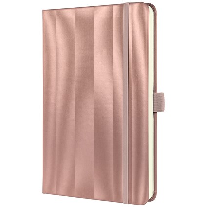 Sigel Conceptum Notebook, A5, Ruled, 194 Pages, Rose Metallic