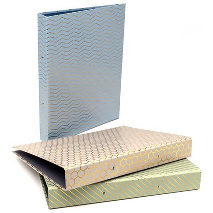 Pukka Haze Ringbinder A4 Assorted Colours (Pack 3) -