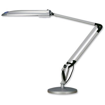 Helix Classic Desk Lamp Fluorescent 11W Titanium