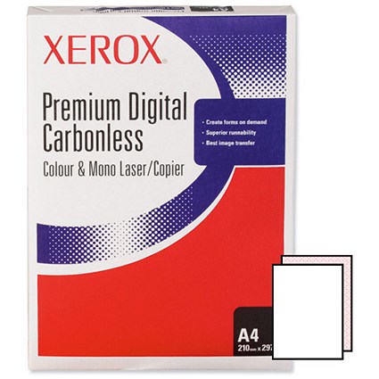 Xerox NCR Paper Digital Laser Carbonless 2-Part White and Pink [250 Sheets]