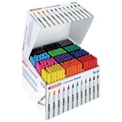 Edding Broad Colour Pen Classpack, Assorted, Pack of 288