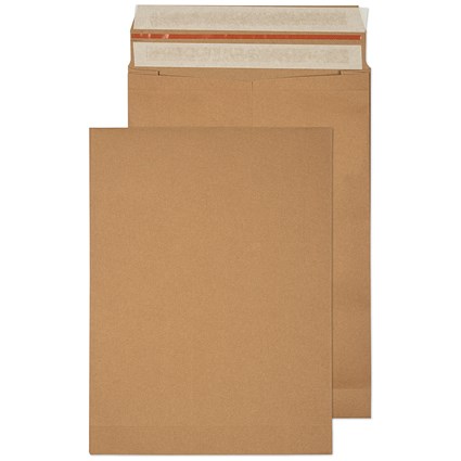 Blake Vita Kraft Mailing Bag Envelopes, Peel and Seal, Natural Brown, 130gsm, 430mm x 320mm x 80mm, Pack of 100