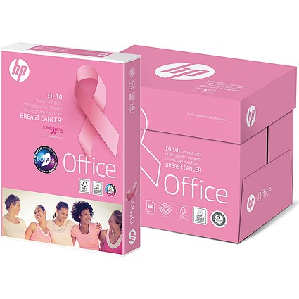 HP A4 Office Paper, White, 80gsm, Box (5 x 500 Sheets)