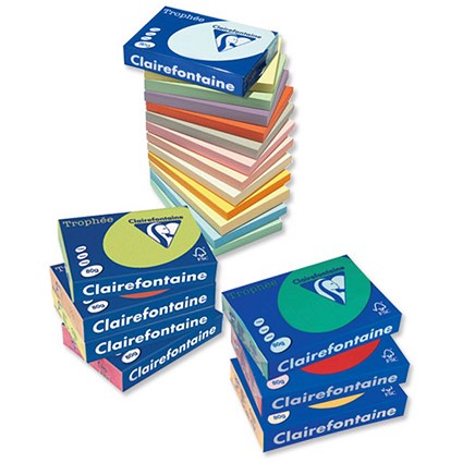 Clairefontaine Trophee Colours Paper 80gsm Ream-wrapped A4 Cream [500 Sheets]