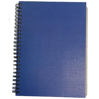 ValueX A5 Wirebound Hard Cover Notebook 70gsm Ruled 160 Pages Blue