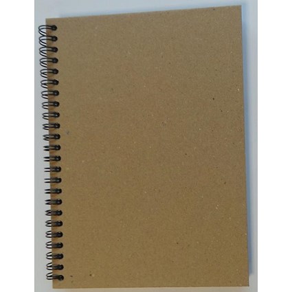 ValueX A5 Wirebound Hard Cover Noteboook Recycled Ruled 160 Pages (Pack 5)