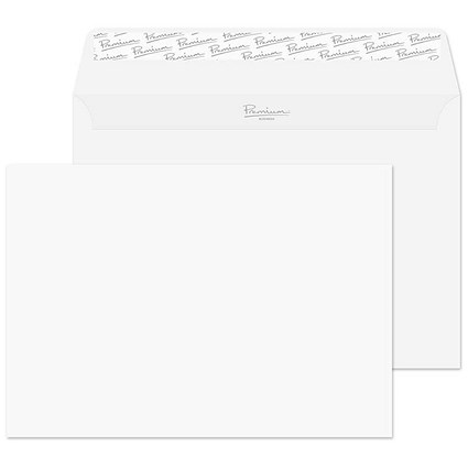 Blake Premium Business Envelopes C5 Ice White Wove Wallet Plain Peel and Seal 120gsm 162x229mm (Pack 500)