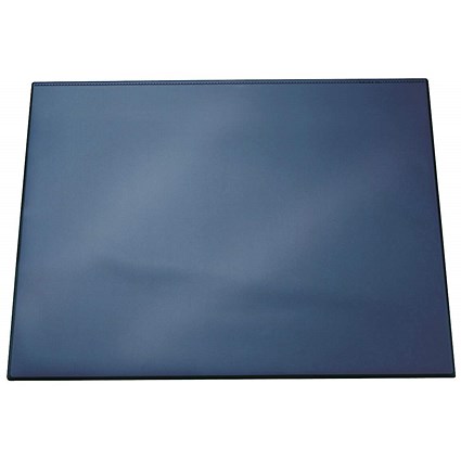 Durable Clear Overlay Non-Slip Desk Mat Notes Protector Pad, 65x52 cm, Blue