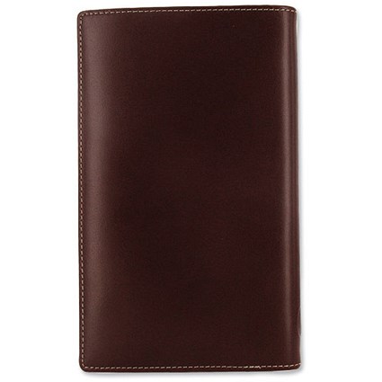 Filofax Cuban Personal Organiser Italian Leather for Refills 95x171mm Slimline Brown