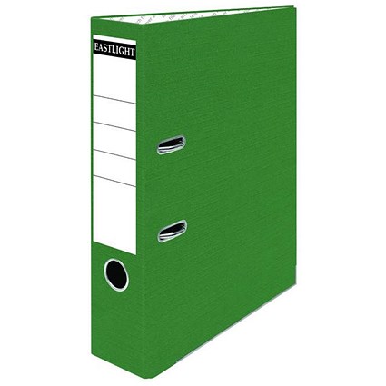 ValueX Lever Arch File Paper on Board A4 70mm Spine Width Green (Pack 10) -