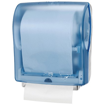 Tork enMotion Dispenser Touchless Wall-mounted for Hand Towel Fully-enclosing Blue Ref K90000