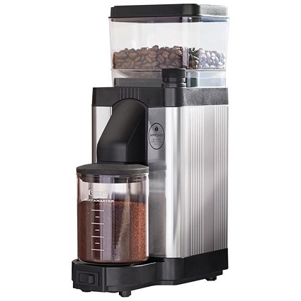 Moccamaster KM5 Burr Coffee Grinder, Polished Silver