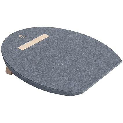 Alba Ergofeet Recycled Footrest, Grey