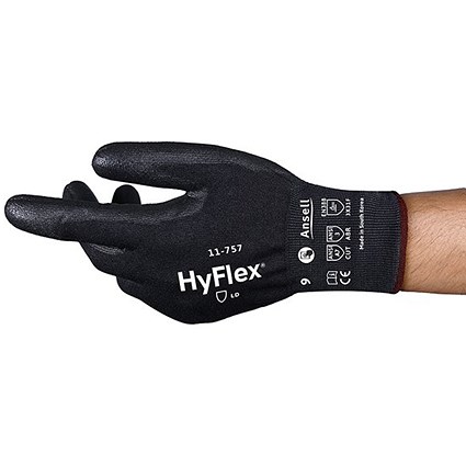 Ansell Hyflex 11-757 Gloves, Small, Pack of 12