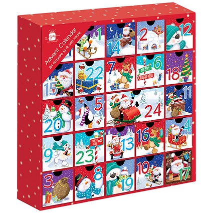 Card Advent Calendar, Pack of 12