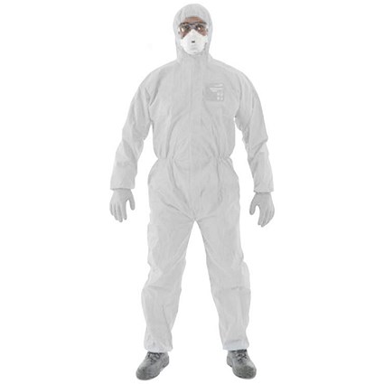 Microgard 1500 Plus Coverall, White, Small