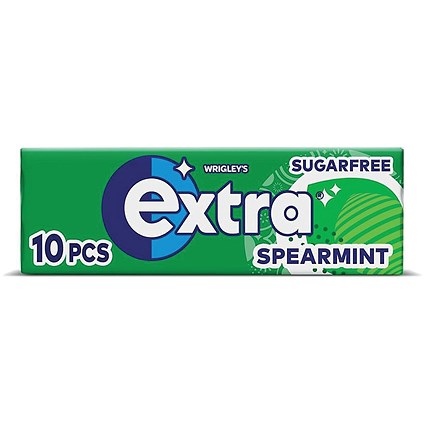 Wrigleys Extra Spearmint Sugar Free Chewing Gum, Pack of 30