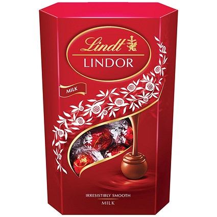 Lindt Lindor Milk Chocolate Truffles Cornet, 337g