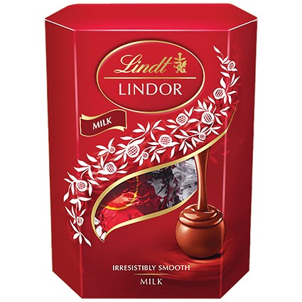 Lindt Lindor Milk Chocolate Truffles Cornet, 37g