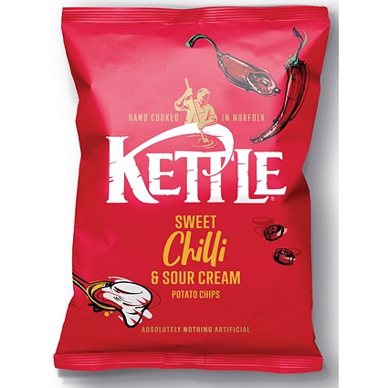 Kettle Sweet Chilli Sour Cream Crisps, 40g, Pack of 54