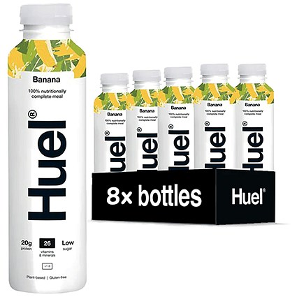 Huel Banana Complete Meal Drink, 500ml, Pack of 8