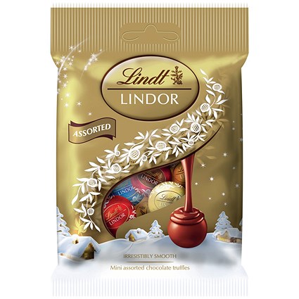 Lindt Lindor Mini Truffles, Assorted Chocolate, 80g