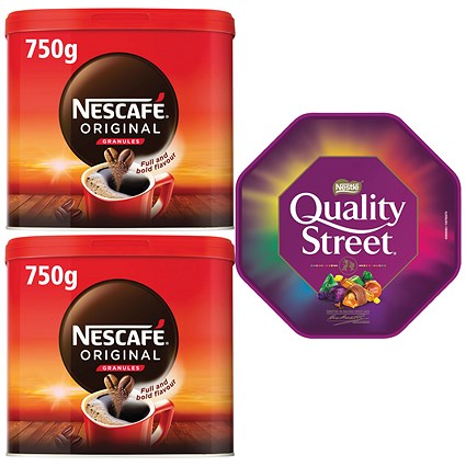 Nescafe Original Instant Coffee, 750g - Buy 2 Get Quality Street Tub 600g Free