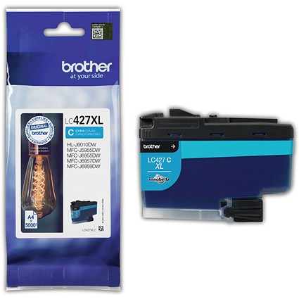 Brother LC427XLC Inkjet Cartridge High Yield Cyan LC427XLC