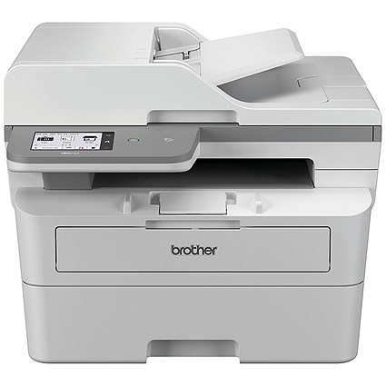 Brother MFC-L2980DW A4 Compact Wireless All-In-One Mono Laser Printer, White