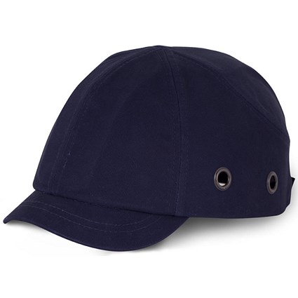 Beeswift Short Peak Safety Baseball Cap, Navy Blue